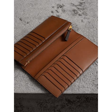 burberry leather continental wallet|new burberry leather wallet men.